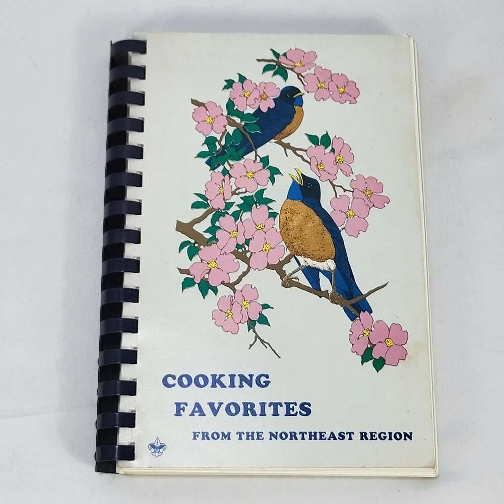 Boy Scouts of America Northeast Region Cooking Favorites Cookbook Spiral Bound